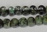 CTU2460 15.5 inches 6*6mm pumpkin African turquoise beads wholesale