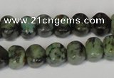 CTU2460 15.5 inches 6*6mm pumpkin African turquoise beads wholesale