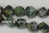 CTU2461 15.5 inches 6*6mm cube African turquoise beads wholesale