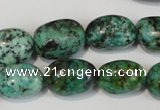 CTU2473 15.5 inches 13*18mm nuggets African turquoise beads wholesale