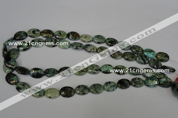 CTU2475 15.5 inches 12*16mm oval African turquoise beads wholesale