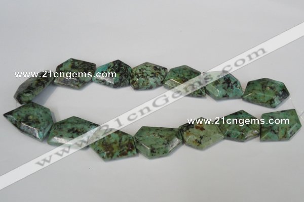 CTU2484 15.5 inches 20*28mm - 24*32mm freeform African turquoise beads