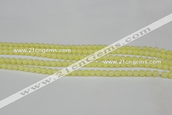 CTU2515 15.5 inches 4mm round synthetic turquoise beads