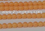 CTU2531 15.5 inches 4mm round synthetic turquoise beads