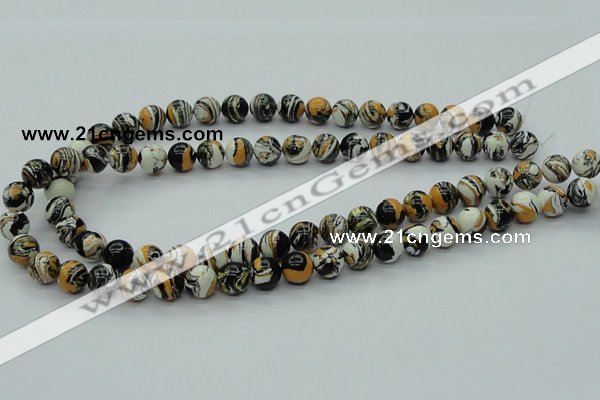 CTU256 16 inches 10mm round imitation turquoise beads wholesale
