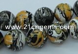 CTU258 16 inches 14mm round imitation turquoise beads wholesale