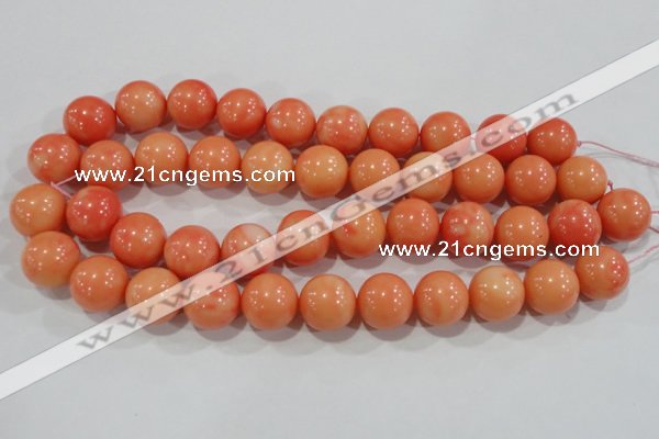 CTU2638 15.5 inches 18mm round synthetic turquoise beads