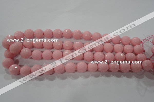 CTU2683 15.5 inches 12mm faceted round synthetic turquoise beads