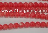 CTU2731 15.5 inches 6mm round synthetic turquoise beads