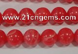 CTU2734 15.5 inches 12mm round synthetic turquoise beads