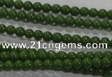 CTU2830 15.5 inches 2mm round synthetic turquoise beads