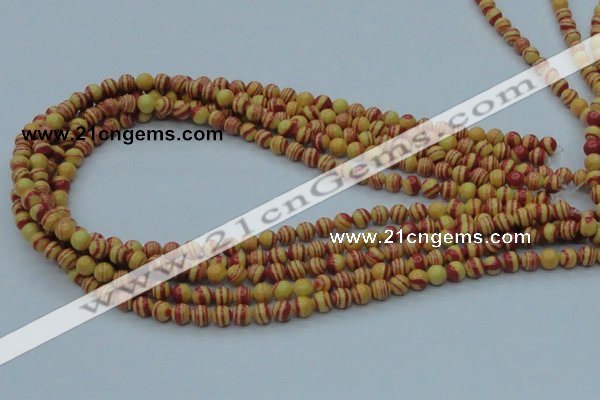 CTU285 16 inches 6mm round imitation turquoise beads wholesale