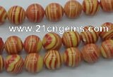 CTU286 16 inches 8mm round imitation turquoise beads wholesale