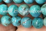 CTU3011 15.5 inches 6mm round South African turquoise beads