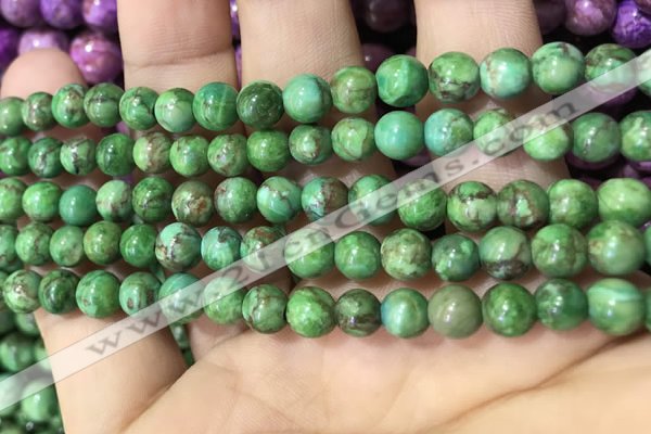 CTU3031 15.5 inches 6mm round South African turquoise beads