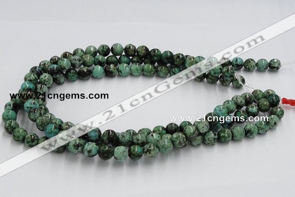 CTU402 15.5 inches 14mm round African turquoise beads wholesale