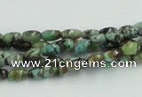 CTU406 15.5 inches 4*6mm rice African turquoise beads wholesale