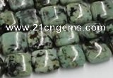 CTU411 15.5 inches 12*12mm square African turquoise beads wholesale