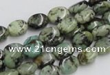 CTU412 15.5 inches 8*12mm oval African turquoise beads wholesale