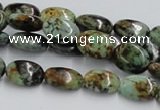 CTU413 15.5 inches 10*14mm oval African turquoise beads wholesale