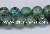 CTU429 15.5 inches 12mm round African turquoise beads wholesale