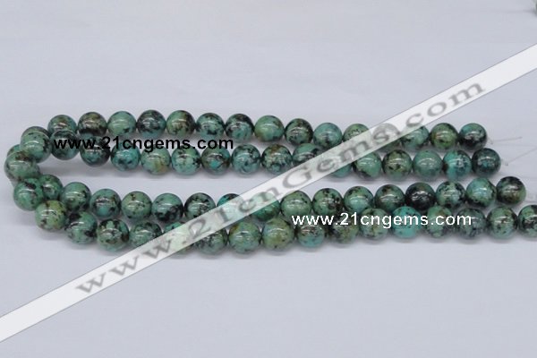 CTU429 15.5 inches 12mm round African turquoise beads wholesale