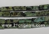 CTU487 15.5 inches 4*13mm cuboid African turquoise beads wholesale