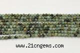 CTU510 15.5 inches 4mm round African turquoise beads wholesale