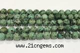 CTU516 15.5 inches 10mm round African turquoise beads wholesale