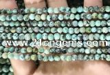 CTU570 15.5 inches 4mm round african turquoise beads wholesale