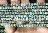 CTU570 15.5 inches 4mm round african turquoise beads wholesale