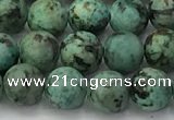 CTU576 15.5 inches 6mm round african turquoise beads wholesale