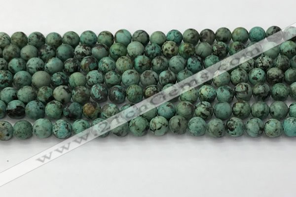 CTU576 15.5 inches 6mm round african turquoise beads wholesale