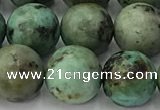 CTU578 15.5 inches 10mm round african turquoise beads wholesale