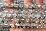 CTZ28 15 inches 9mm round topaz quartz beads wholesale