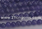 CTZ500 15.5 inches 4mm round natural tanzanite gemstone beads