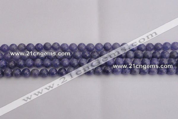 CTZ503 15.5 inches 8mm round natural tanzanite gemstone beads