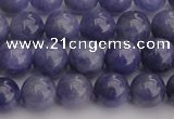 CTZ504 15.5 inches 10mm round natural tanzanite gemstone beads