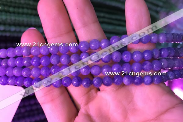 CTZ511 15.5 inches 4mm round natural tanzanite gemstone beads