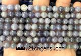 CTZ531 15 inches 6mm round tanzanite beads wholesale