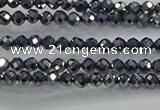 CTZ608 15.5 inches 2mm faceted round terahertz beads wholesale