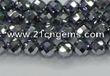 CTZ610 15.5 inches 4mm faceted round terahertz beads wholesale