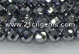 CTZ611 15.5 inches 6mm faceted round terahertz beads wholesale