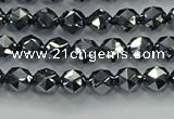 CTZ630 15.5 inches 4mm faceted nuggets terahertz beads wholesale