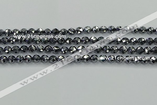 CTZ631 15.5 inches 6mm faceted nuggets terahertz beads wholesale