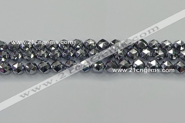 CTZ632 15.5 inches 8mm faceted nuggets terahertz beads wholesale