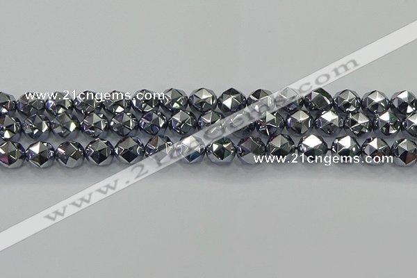 CTZ632 15.5 inches 8mm faceted nuggets terahertz beads wholesale