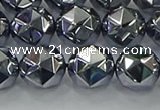 CTZ633 15.5 inches 10mm faceted nuggets terahertz beads wholesale