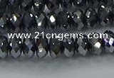 CTZ644 15.5 inches 4*6mm faceted rondelle terahertz beads wholesale