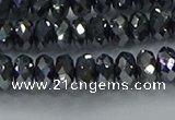 CTZ645 15.5 inches 5*8mm faceted rondelle terahertz beads wholesale